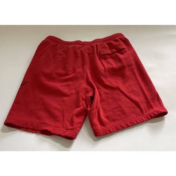 Vintage Nike Men Shorts XL Red Big Swoosh Gym‎ Drawstring Retro Y2K Streetwear - Picture 5 of 10